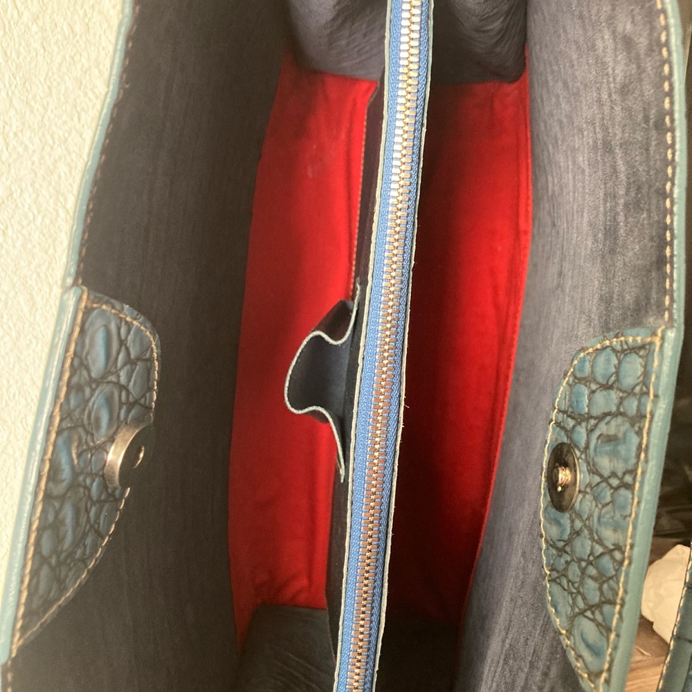 Vintage Dooney & Bourke Alto Leather Lucia Shoulder Bag - Picture 10 of 12
